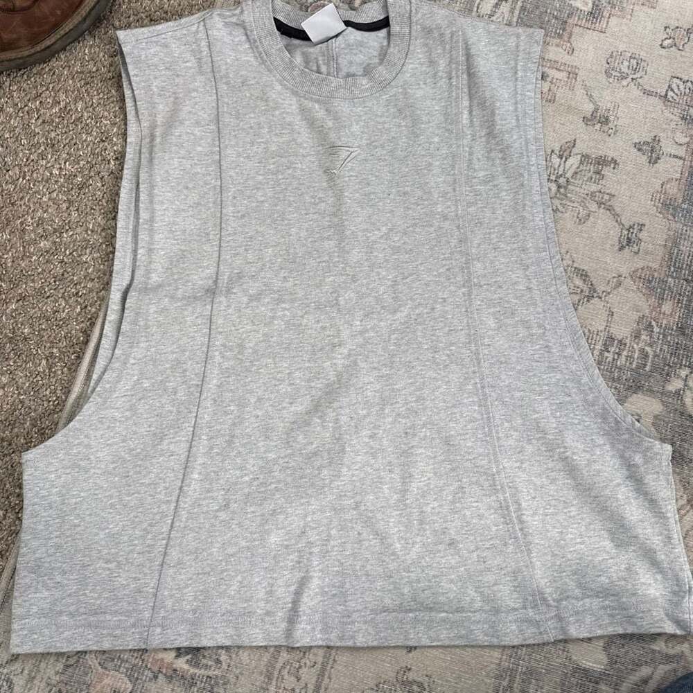 Gymshark Grey Muscle Tank Top Size XL
